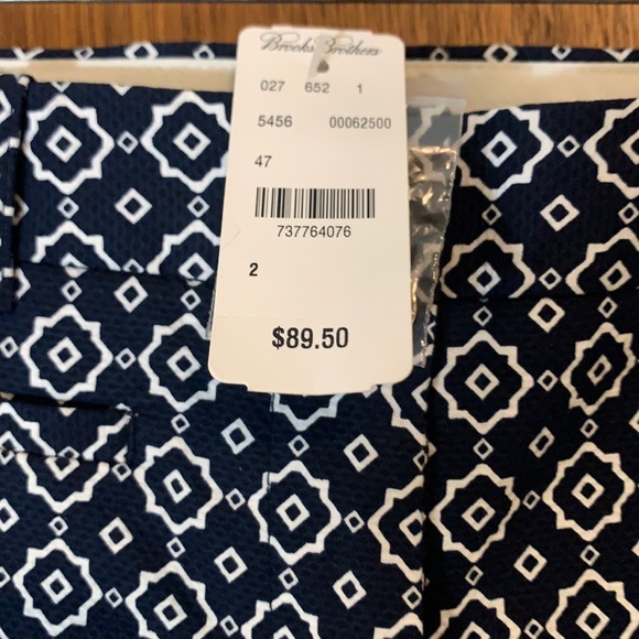 Brooks Brothers Pants - NWT Brooks Brothers pants navy/white 2